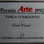Premio Arte 1992 - Targa d'argento con l'opera "Paesaggio"