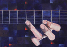 Dita su chitarra