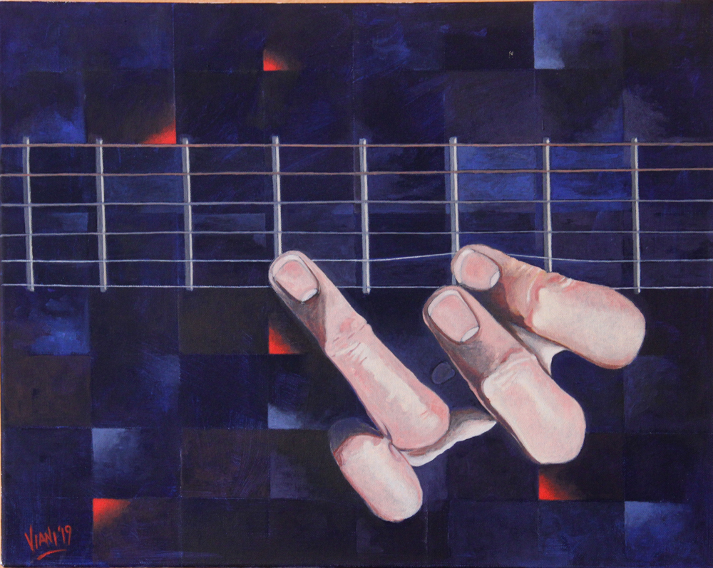 Dita su chitarra