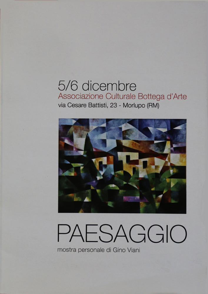 Paesaggio - Mostra personale - Morlupo